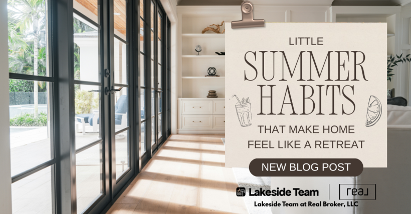 Little Summer Habits That Make Home Feel Like a Retreat